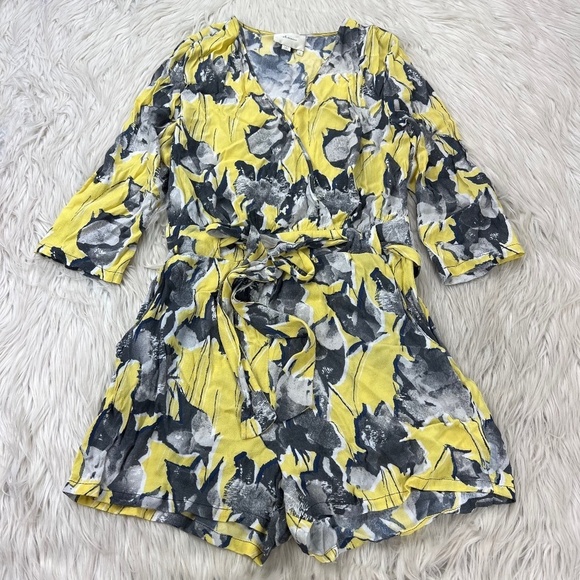 Anthropologie - Elevenses Somerset Floral Print Romper - Picture 1 of 8